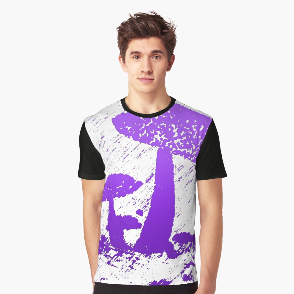 Abstract frog umbrella under rain graphics unisex novelty Design Essential T-Shirt